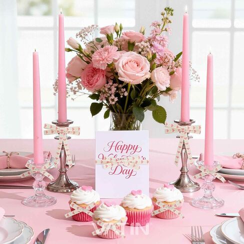 شريط قطني من VATIN Valentine، مطبوع بقلوب حمراء، 3/8 بوصة × 12 ياردة، لباقة الزهور، تغليف الهدايا، ديكور الزفاف، صناعة الأقواس، لوازم إكليل الزهور in Saudi Arabia
