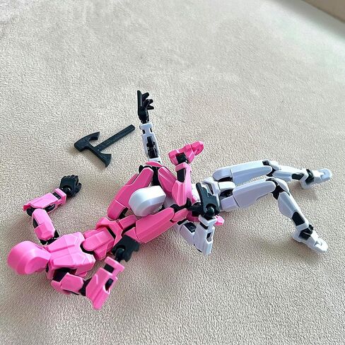 (Assembly Completed) 6 Packs Titan13 Action Figure, Dummy 13 3D Printed Action Figure Toy Gifts for Kids, Robot 13 ActionFigure Full Body Mechanical Doll Christmas Birthday Gift for Boys Girls in Saudi Arabia