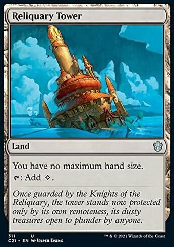 MTG Magic: The Gathering - Reliquary Tower (311) Commander 2021 C21 in Saudi Arabia