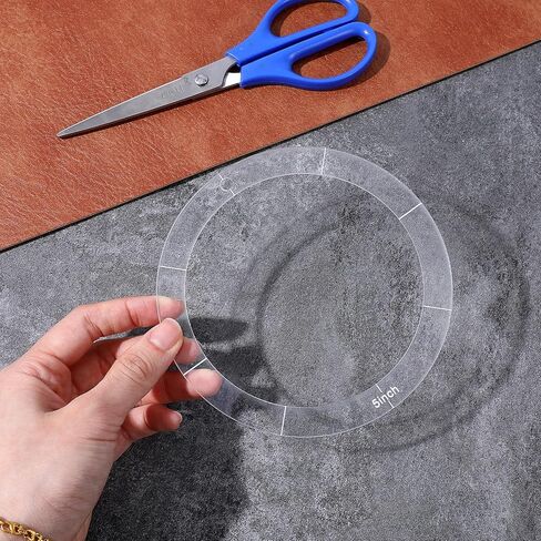 6 Pcs Circle Quilting Templates, Acrylic Stencils for DIY Crafts, Patchwork, Scrapbooking, Circle Templates for Quilting and Crafting in Saudi Arabia