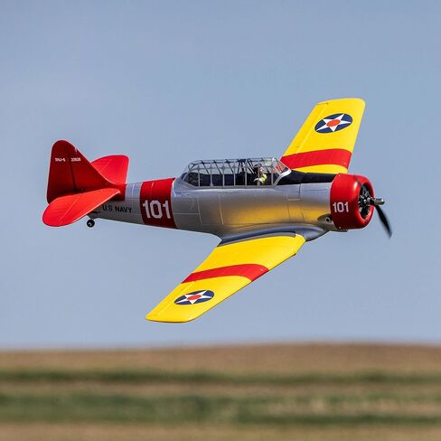 طائرات E-flite SNJ-5/AT-6 Texan 1.5m BNF Basic EFL08750 RC Warbird in Kuwait