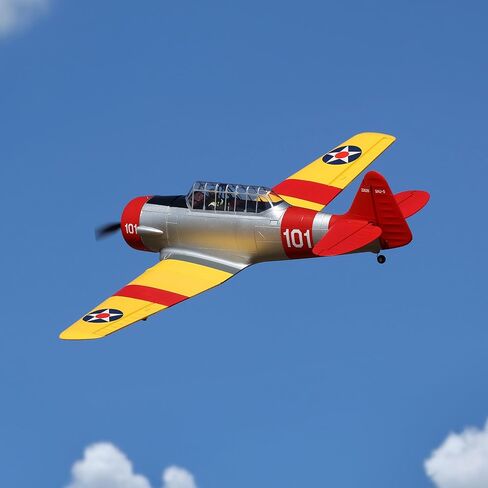 طائرات E-flite SNJ-5/AT-6 Texan 1.5m BNF Basic EFL08750 RC Warbird in Kuwait
