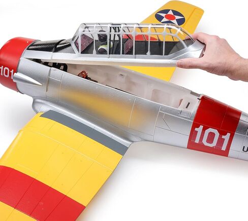 طائرات E-flite SNJ-5/AT-6 Texan 1.5m BNF Basic EFL08750 RC Warbird in Kuwait