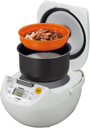 جهاز طبخ الأرز تايجر JBV-S10U ميكوم مع طبق طبخ التاكوك - 5.5 كوب - صنع في اليابان in Saudi Arabia