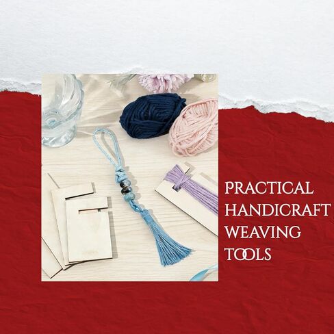 Sewing Tassels Tool Set, Cording & Pompom Maker for Yarn Practical Handicraft Knitting Tool for Tassel Lace, Knot Weaving & DIY Crafts, Essential Supplies for Handmade Lovers in Saudi Arabia