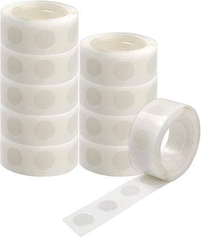 200 Pcs Clear Glue Points Dots Double Sided Sticky Adhesive for Balloons Tape for Wall Removable Balloon Dot for Craft in Saudi Arabia