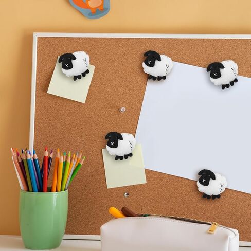 DOITOOL Sheep Keychain 5PCS Wool Felt Sheep Charms Keychains for DIY Crafting Miniature Felt Accessories for Creative Projects Cute Lamb Plush Decorations School Party, Zoo Kids Birthday in Saudi Arabia
