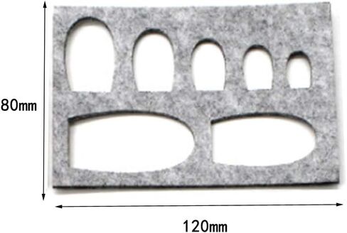 8pcs Wool Felt Mold Needle Felting Craft Stencil Applique Handicraft Shaping in Saudi Arabia