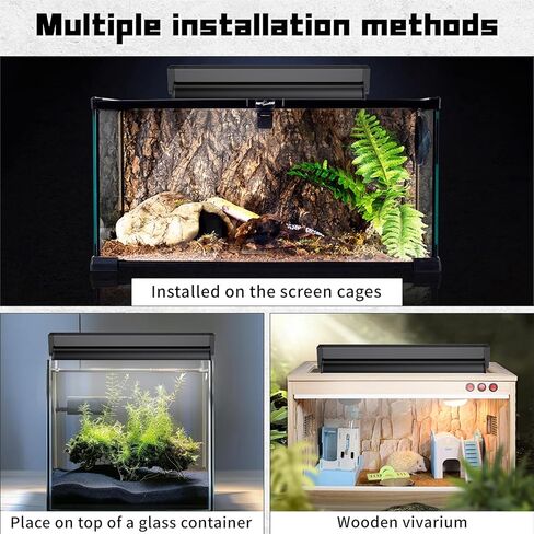 UVB Light for Reptiles, T5 39W 10.0 UVB Reptile Light Fixture, UVB Lamp for Desert & Tropical Reptiles, UVB Light Bar for Bearded Dragons, Lizards, Turtles & Snakes, 34 Inch in Saudi Arabia
