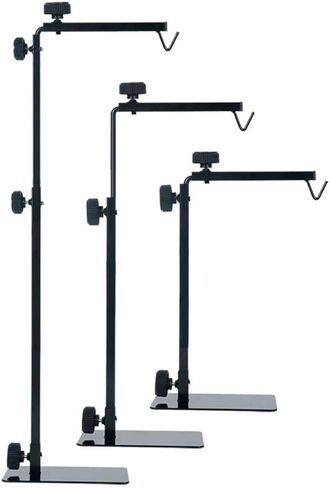 Adjustable 16.6-31 inch Metal Reptile Lamp Stand – Versatile Floor Light Holder for Terrarium Heat Lamps & Dome Shades, Perfect for Glass Reptile Enclosures & Heating Bulbs. in Saudi Arabia