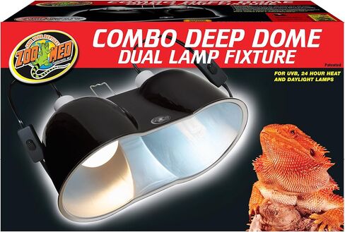 Zoo Med Combo Deep Dome Dual Lamp Fixture in Saudi Arabia