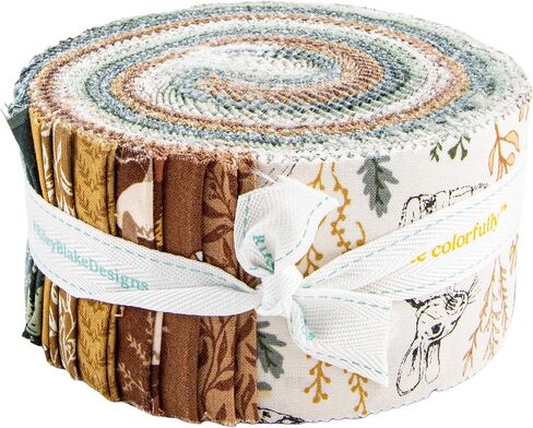 Casey Cometti Let's Wander Rolie Polie 40 2.5-inch Strips Jelly Roll Riley Blake Designs RP-16880-40 in Saudi Arabia