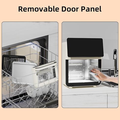 10L Large Xl Pro Air Fryer Oven With Grill Combo For Kitchen Countertop Use,12 in 1 Smart Convection Ovens,AirFryer With Glass View Window,Nonstick Basket,Fryer Liners,Removable Door-White in Kuwait