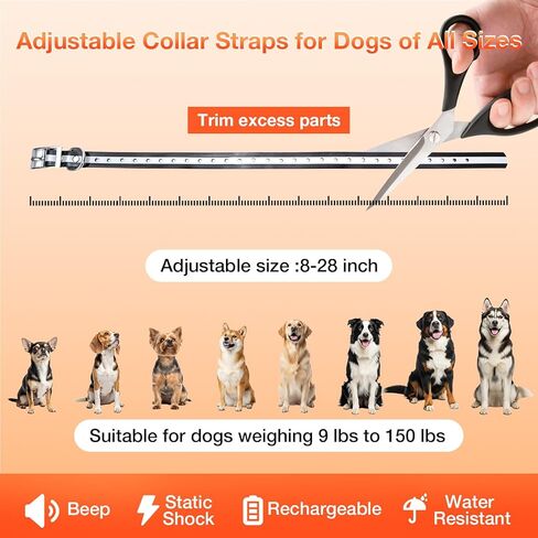 Electric Fence for Dogs, Rechargeable Underground Dog Fence with 656Ft Wire, 2 Waterproof Collar, Wired Dog Fence System for 2 Dogs in Saudi Arabia