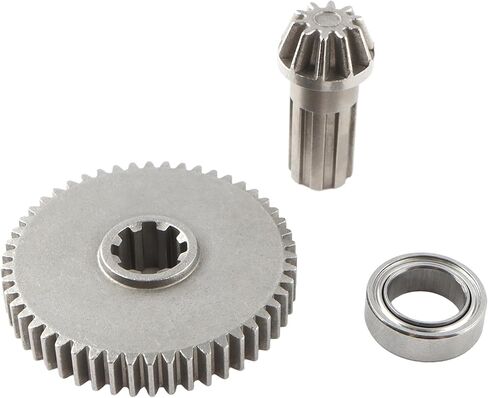 Powder Metallurgy Spur Gear with Pinion Gear 16401Y Parts for All 1/14 1/16 Scale H16BM H14BM JC16EP M161 H16GT H16DR M164 H16P H16E 16208 16209 16210 16207 HP161S 14301 14210 JC14EP RC Cars in Saudi Arabia