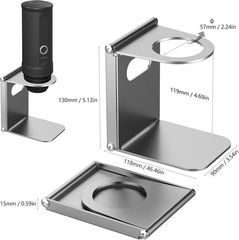 Foldable Universal Electric Travel Coffee Machine Stand, Portable Espresso Maker Stand, Lightweight Pour Over Coffee Stand, Easy to Carry & Ready to Use in Saudi Arabia