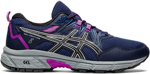 ASICS Womens Gel-Venture 8 Running Shoes, Piedmont Grey/Metropolis, 6.5 Wide in Saudi Arabia