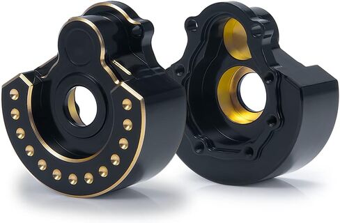 RCLions 2PCS Outer Portal Drive Housing 94g Brass Heavy Weight for TRX4 TRX6 1/10 RC Crawler Car Upgrade Parts in Saudi Arabia
