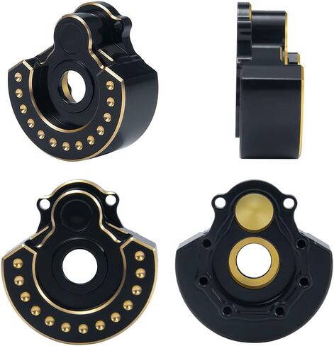 RCLions 2PCS Outer Portal Drive Housing 94g Brass Heavy Weight for TRX4 TRX6 1/10 RC Crawler Car Upgrade Parts in Saudi Arabia