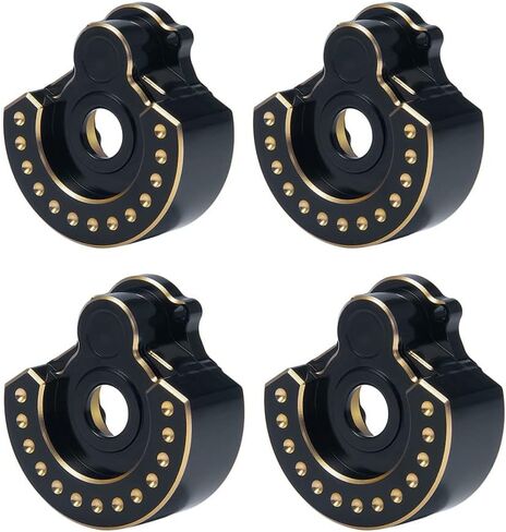 RCLions 2PCS Outer Portal Drive Housing 94g Brass Heavy Weight for TRX4 TRX6 1/10 RC Crawler Car Upgrade Parts in Saudi Arabia
