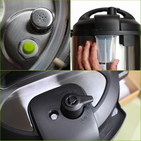 11 قطعة من قطع الغيار للوعاء الفوري DUO80 8 Quart وDuo Plus 80 8Qt تتضمن مقبض تحرير البخار، وحلقة إغلاق، وصمام عائم، ودرع مضاد للكتلة وكوب تجميع المكثفات in Kuwait