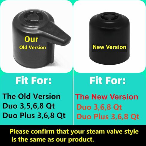 11 قطعة من قطع الغيار للوعاء الفوري DUO80 8 Quart وDuo Plus 80 8Qt تتضمن مقبض تحرير البخار، وحلقة إغلاق، وصمام عائم، ودرع مضاد للكتلة وكوب تجميع المكثفات in Kuwait