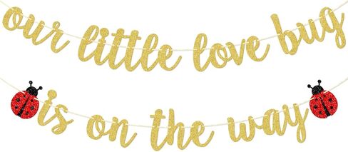 لافتة الحب الصغيرة الخاصة بنا على الطريق، ديكورات حمام الطفل ذات طابع الحشرات، ديكور حفلة استحمام الطفل للسيدة الصغيرة in Kuwait