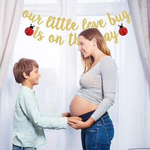 لافتة الحب الصغيرة الخاصة بنا على الطريق، ديكورات حمام الطفل ذات طابع الحشرات، ديكور حفلة استحمام الطفل للسيدة الصغيرة in Kuwait