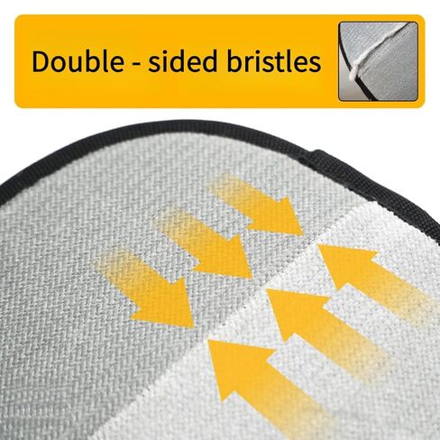 Pet Deshedging Gloves with Yellow Accents Efficient Pet Hair And Dander Removal Reusable, Washable for Sofa, Car, Clothing in Saudi Arabia