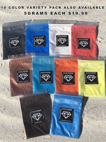 صبغات بلاك دايموند (51 جم 1.8 أونصة DIAMOND LIQUIDFIRE) هي صبغة ألوان من الراتنج اللؤلؤي بدرجة احترافية تمتزج بسلاسة مع الإيبوكسي وظلال العيون والسلايم والشموع. أصباغنا هي أصباغ نباتية بنسبة 103%. in Kuwait
