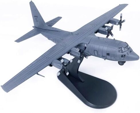 نموذج طائرة مقاتلة 1/200 AC-130، طائرة معدنية مسبقة الصنع للتجميع أو العرض، طائرة محاكاة عالية. in Kuwait