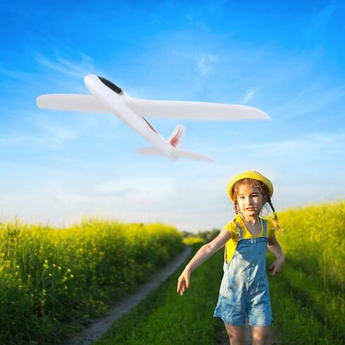 BESPORTBLE 2Pcs 38.97 Inch Foam Hand Throwing Airplane Gliders for Kids Outdoor Play Educational Toy Plane Set in Kuwait