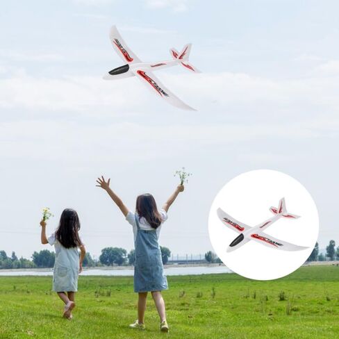 BESPORTBLE 2Pcs 38.97 Inch Foam Hand Throwing Airplane Gliders for Kids Outdoor Play Educational Toy Plane Set in Kuwait