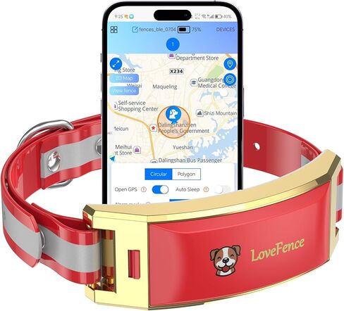 سياج طوق الكلب الكهربائي اللاسلكي GPS للكلاب الصغيرة / المتوسطة / الكبيرة: ترقية نظام احتواء حاجز الصدمات غير المرئي للحيوانات الأليفة في الفناء الخارجي - طوق بلوتوث لقطار الكلاب العنيد لوالدي الكلاب in Kuwait