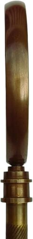 5X Brass Handheld Magnifier Glass – Antique Style Reading Magnifying Glass with Brass Handle for Books, Newspapers, Crafts, Insect Observation & Classroom Science Study Tool in Saudi Arabia