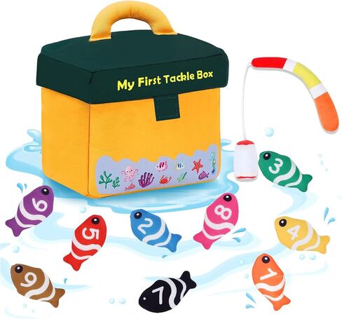 My First Sports Bag Plush, Baby Sports Toys Plushie with 5 Pcs Ball Plushy for Toddlers, First Birthday Gifts for Boys Girls in Saudi Arabia