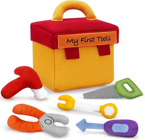My First Sports Bag Plush, Baby Sports Toys Plushie with 5 Pcs Ball Plushy for Toddlers, First Birthday Gifts for Boys Girls in Saudi Arabia