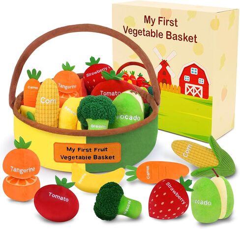 My First Sports Bag Plush, Baby Sports Toys Plushie with 5 Pcs Ball Plushy for Toddlers, First Birthday Gifts for Boys Girls in Saudi Arabia