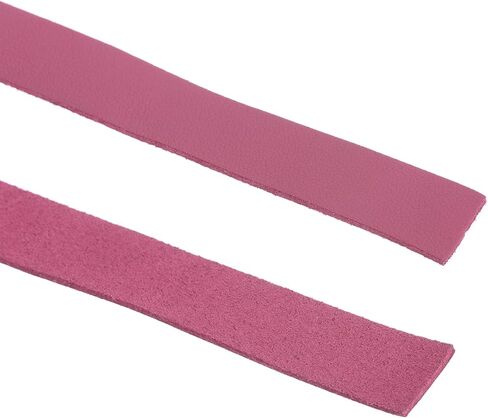 Leather Straps Strip Belt 1.5cm(0.6" Width) 100cm(40" Length) Leather Strips String Bright Pink for DIY Craft, Jewelry, Key Chains in Saudi Arabia