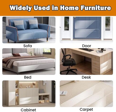 واقي الأثاث من خدش القطط، 14 قطعة، واقي شفاف مضاد للخدش للقطط، واقي خدش للأثاث ذاتي اللصق من جانب واحد (14 قطعة) in Kuwait