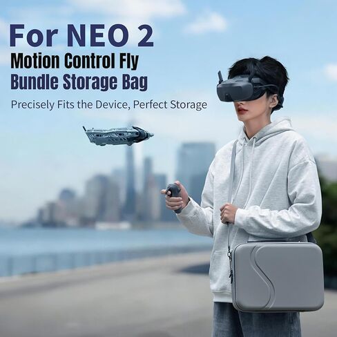 Carrying Case for DJI Neo 2 Motion Fly More Combo Goggles N3 Drone Accessories, Travel Shoulder Bag for DJI Neo 2, RC Motion 3 Controller, Battery Charging Hub in Saudi Arabia
