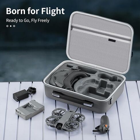 Carrying Case for DJI Neo 2 Motion Fly More Combo Goggles N3 Drone Accessories, Travel Shoulder Bag for DJI Neo 2, RC Motion 3 Controller, Battery Charging Hub in Saudi Arabia