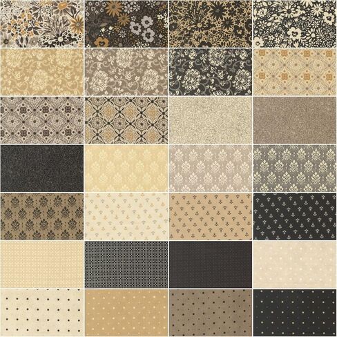 BasicGrey Posh Jelly Roll 40 2.5-inch Strips Moda Fabrics 30770JR in Saudi Arabia