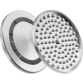 304 بساط لعق من الفولاذ المقاوم للصدأ بجدار مزدوج للكلاب والقطط - متين وسهل التنظيف ومهدئ للطعام البطيء - لعبة لعق الكلاب للإثراء والجراء والسلالات الكبيرة [عبوة واحدة] in Kuwait