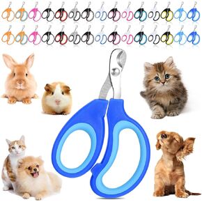 MAQUITA 30 Pcs Cat Nail Clipper Pet Claw Trimmers for Kitten Puppy Pet Nail Cutter Claw Care for Cattery Cat Breeders Groomers and Veterinary clinics (15 Colors) in Saudi Arabia
