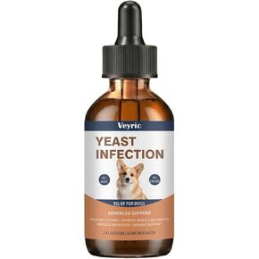 Natural Yeast Relief for Dogs – Supports Skin & Coat Comfort, Ears & Paw Cleanliness – Dog Skin & Coat Support, 60ml (1pc) in Kuwait