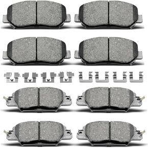 D1623 D1846 8pcs Ceramic Front Rear Brake Pads With Clips Fit For Mazda CX-5 2016-2021 in Saudi Arabia