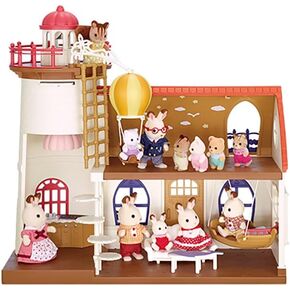 كاليكو كريترز بيت دمى مكون من 3 طوابق مع مجسم واثاث واكسسوارات من ريد روف تاور in Kuwait