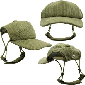 قبعة PupLid Corduroy للكلاب - حماية أنيقة ممتازة من الشمس للكلاب الحديثة (رمال، XXS) in Kuwait