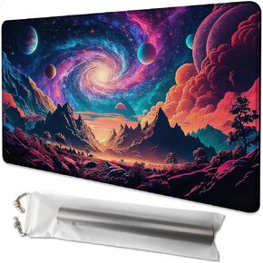 حصيرة لعب MTG Blood Moon Secrets Magic Play Mat مقاس 24 × 14 بوصة حصيرة لعب البطاقات لـ Magic The Gathering TCG PTCG Playmat مع أكياس تخزين مجانية ودعم غير قابل للانزلاق وحافة مخيطة in Kuwait